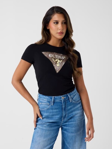  Guess T-shirt Mit Gedrucktem Logo 