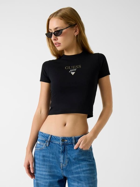  Guess T-shirt Mit Gesticktem Logo 