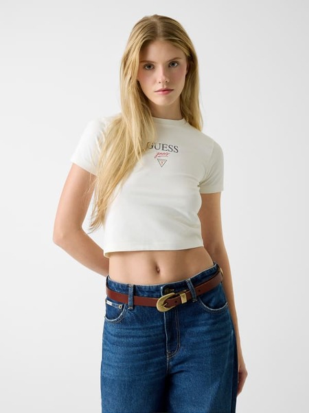  Guess T-shirt Mit Gesticktem Logo 
