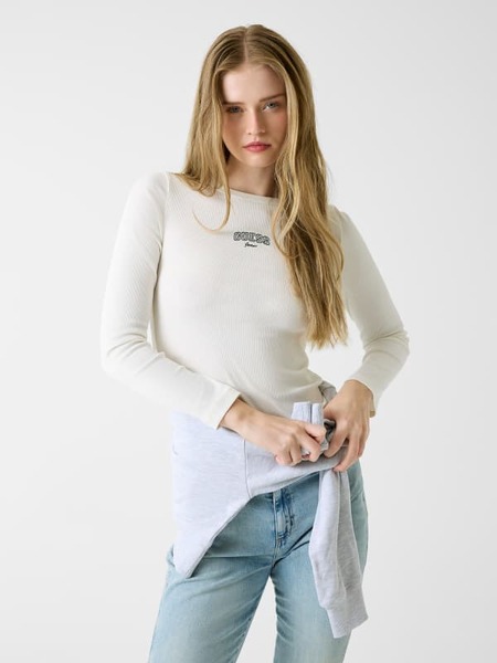  Guess T-shirt Mit Gesticktem Logo 