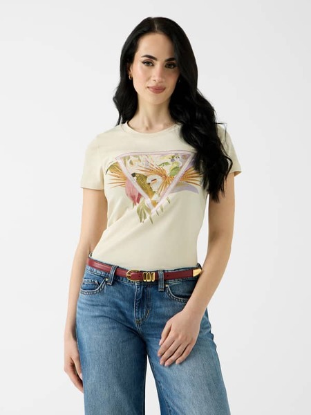  Guess T-shirt Mit Strass-logo 