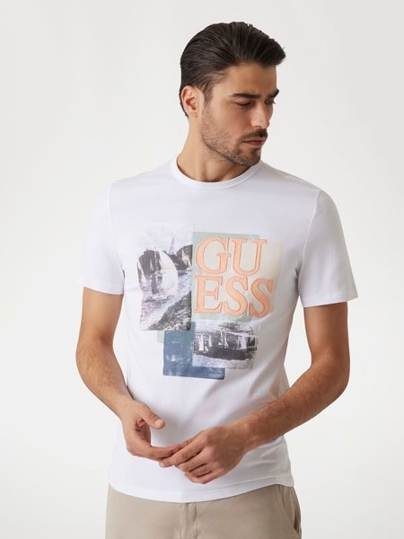  Guess T-shirt Slim Fit Logo 
