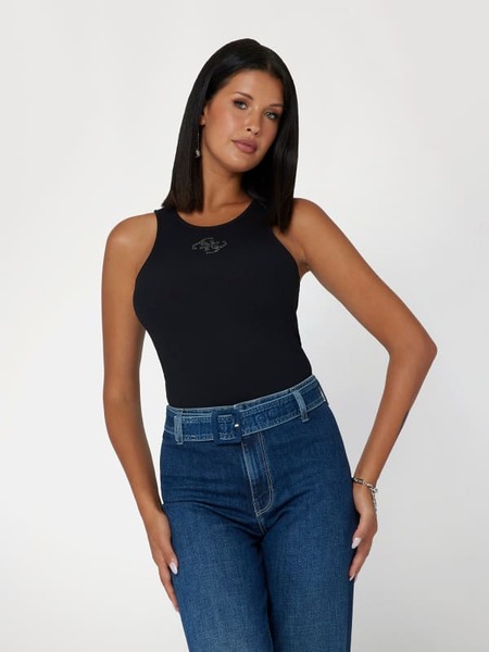  Guess Tanktop Mit Frontlogo 
