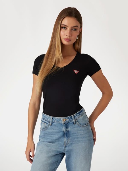  Guess Triangel-logo Stretch-t-shirt 