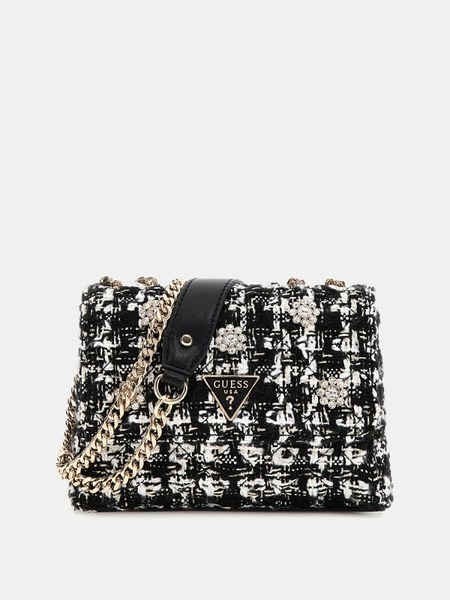  Guess Umhängetasche Everlee Tweed 