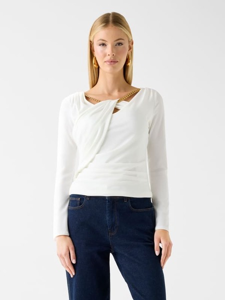  Marciano Guess Marciano Drapiertes Top 
