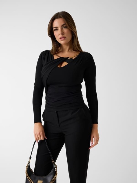  Marciano Guess Marciano Drapiertes Top 