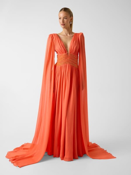  Marciano Guess Marciano Plissiertes Maxi Kleid 