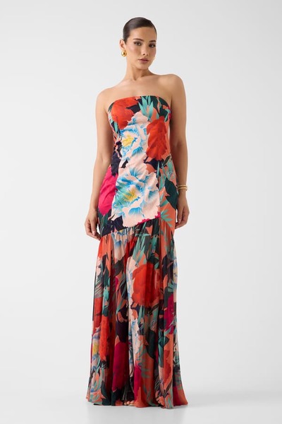  Marciano Guess Marciano Trägerloses Maxi Kleid 