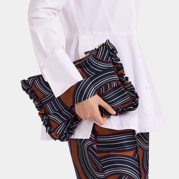  La Doublej Bags & Pochettes Women - Hand Pochette Montecarlo Blue One Size 57% Polyester 33% Recycled Polyester 10% Viscose 