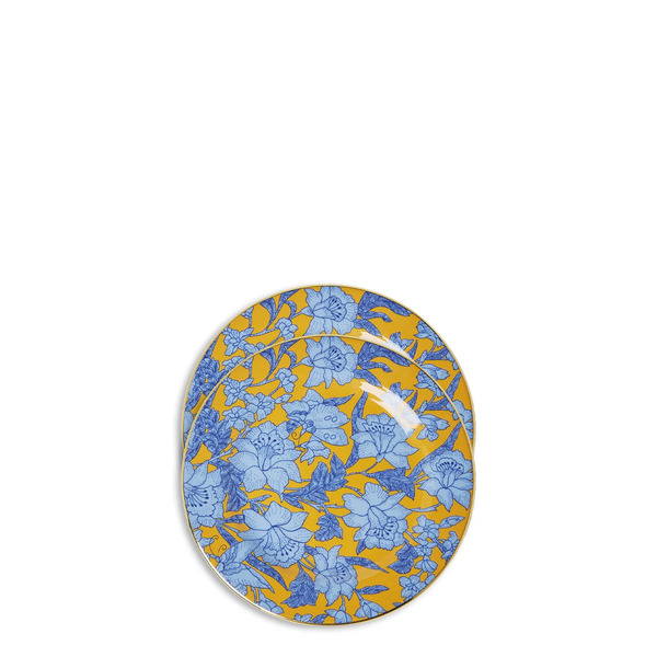  La Doublej Dessert & Side Plates Women - Dessert Plates Set Of 2 Lilium Zafferano One Size 100% Porcelain 
