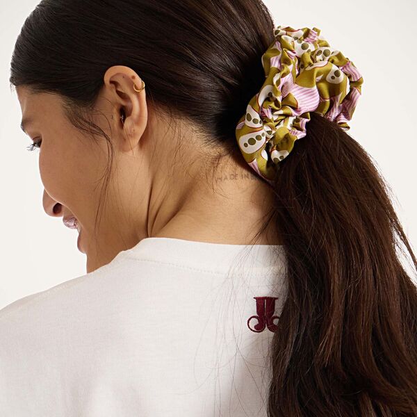  La Doublej Hair Accessories Women - Scrunchie Set Mixed Prints One Size 66% Silk 33% Cotton 1% Elastan 