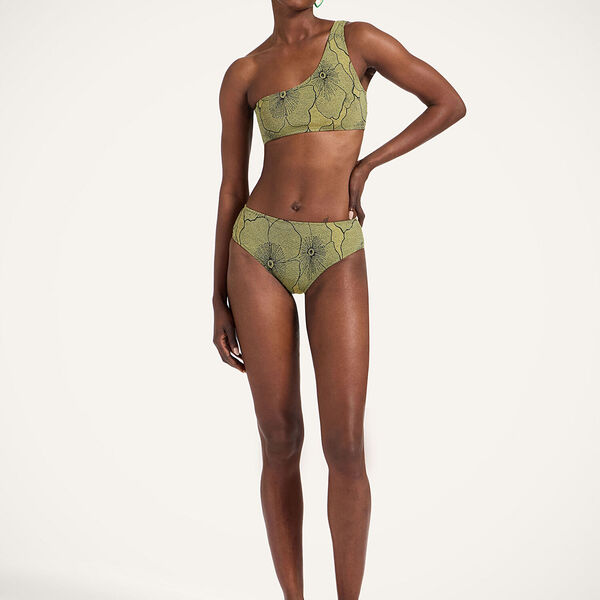  La Doublej Swimwear Women - Boy Brief Primrose Yellow S 66% Viscose 22% Polyamide 9% Metal 3% Elastan 