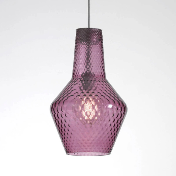  Ailati Lampa Wisząca Romeo 130 Cm, Szkło Ametystowe 