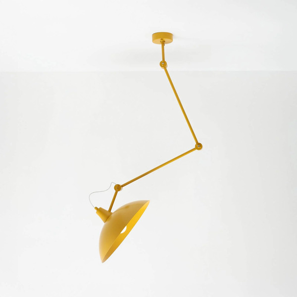  Aldex Żyrandol Melos, żółta, ø 36 Cm, Metal 