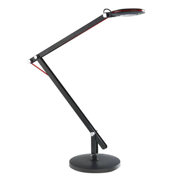 Aluminor Czarna Lampa Biurkowa Led Cosmos 