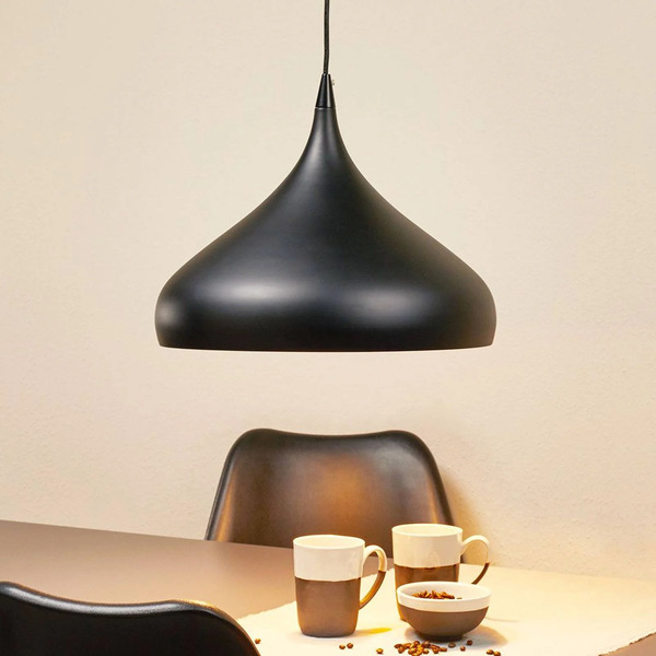  Aluminor Czarna Lampa Wisząca Norma 