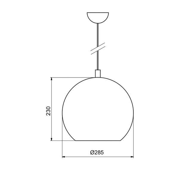 Aluminor Lampa Wisząca Bulle 