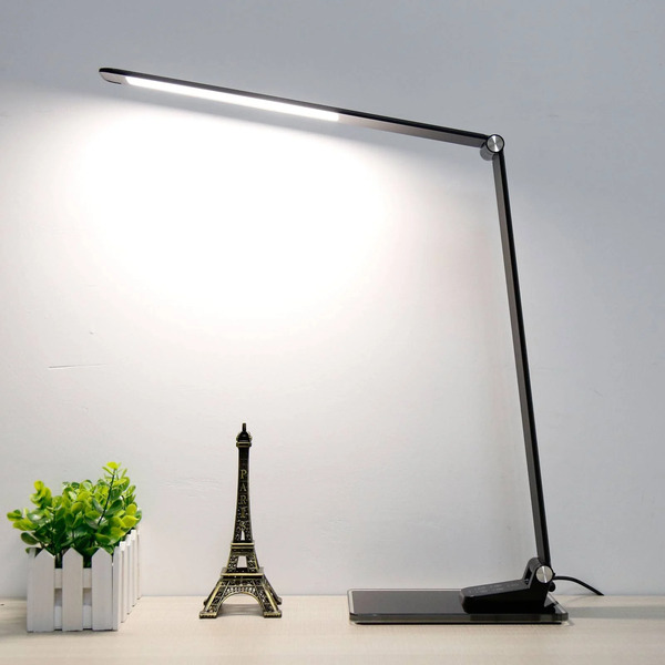  Aluminor Lampka Biurkowa Led Starglass Ze Szklaną Podstawą 