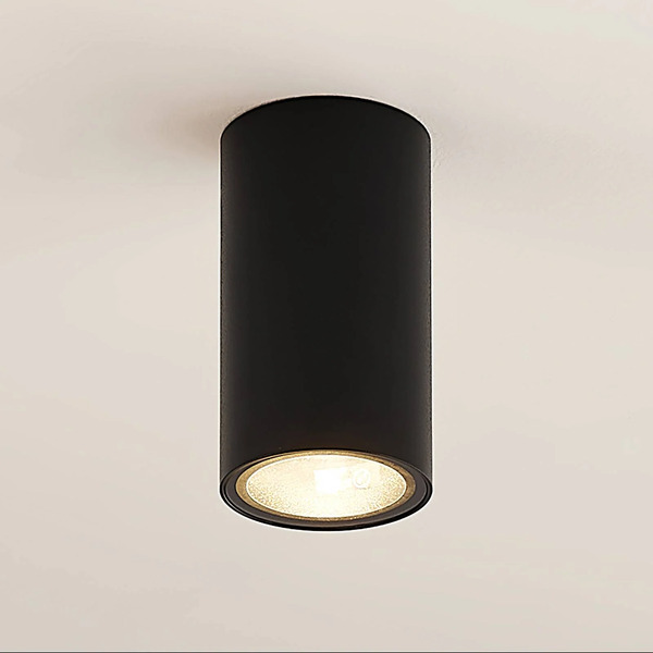  Arcchio Arcchio Downlight Olivir, Czarny, Metalowy, ø 6cm, Gu10, Ip44 