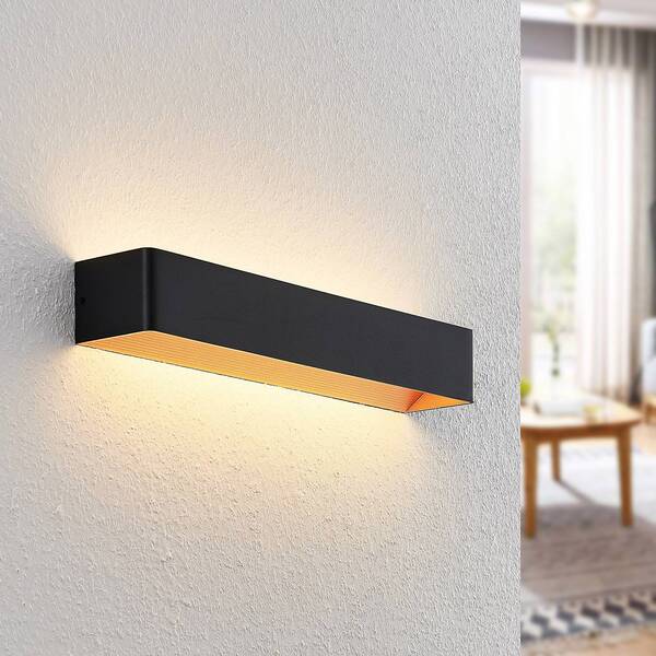  Arcchio Arcchio Kinkiet Led Karam, 53 Cm, Czarny, Metal, Up/down 