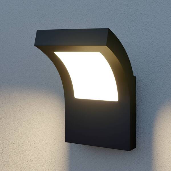  Arcchio Arcchio Kinkiet Zewnętrzny Led Advik, Ip65, Antracytowy, Metalowy 
