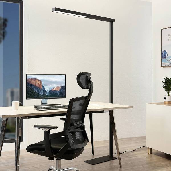  Arcchio Arcchio Lampa Stojąca Biurowa Led Tamilo, Czarny, Metal, 194cm 