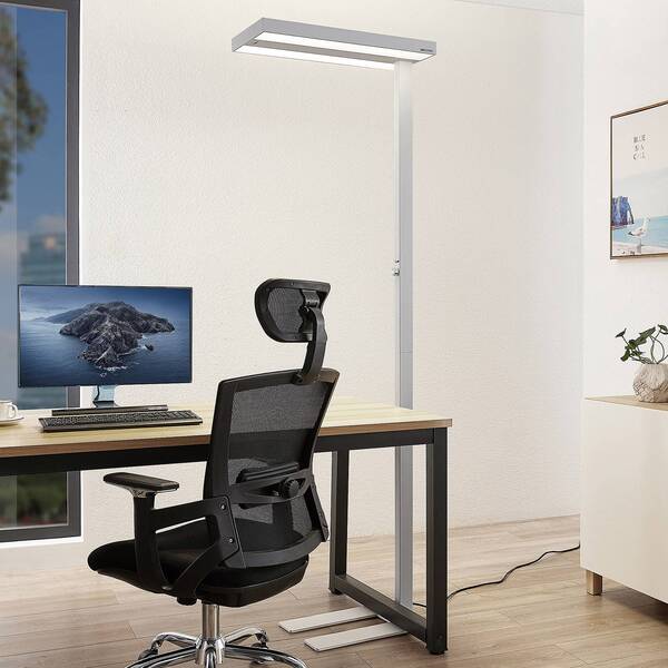  Arcchio Arcchio Lampa Stojąca Led Logan Pro, Biała, Czujnik, ściemniana 