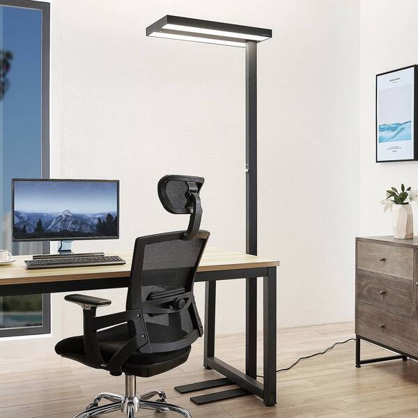  Arcchio Lampa Stojąca Led Arcchio Logan Pro, Czarna, Czujnik, ściemniana 