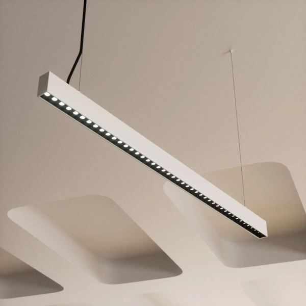  Arcchio Arcchio Lampa Wisząca Biurowa Led Jolinda Slim, Metal, Góra/dół 