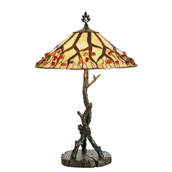  Artistar Lampa Stołowa Jordis W Stylu Tiffany 