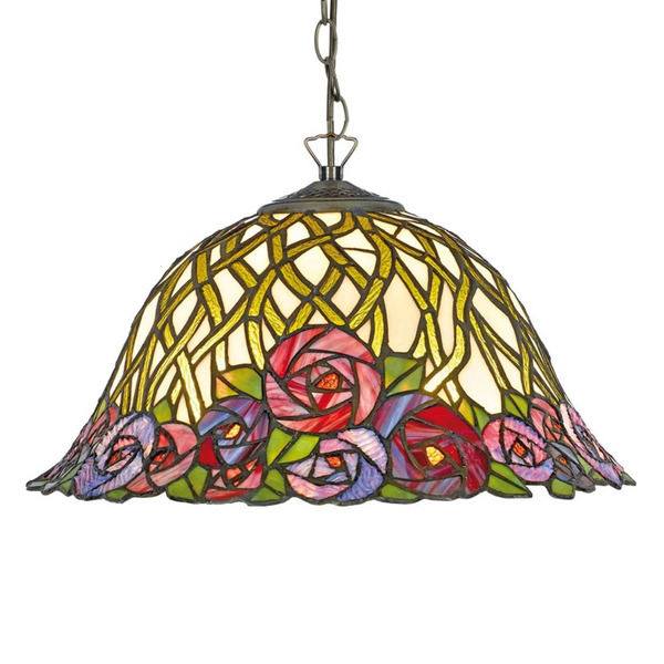  Artistar Lampa Wisząca Melika W Stylu Tiffany, 1-punktowa 