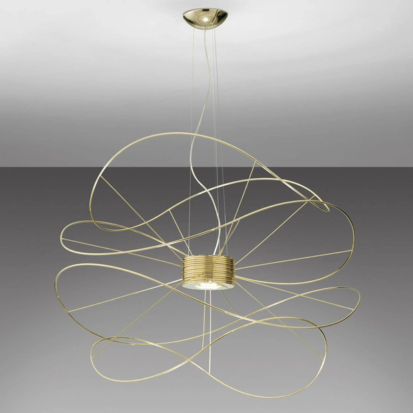  Axo Light Axolight Hoops 4 Lampa Wisząca Led, Złota 