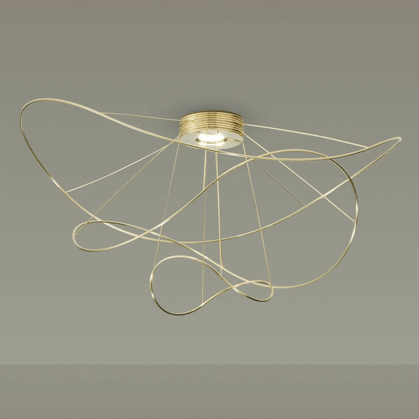  Axo Light Lampa Sufitowa Axolight Hoops 3 Led, Złota 