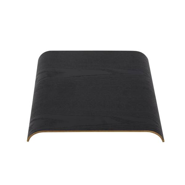  Aytm Taca Aytm Curva, Czarna, 33 X 32 X 4 Cm, Drewno 
