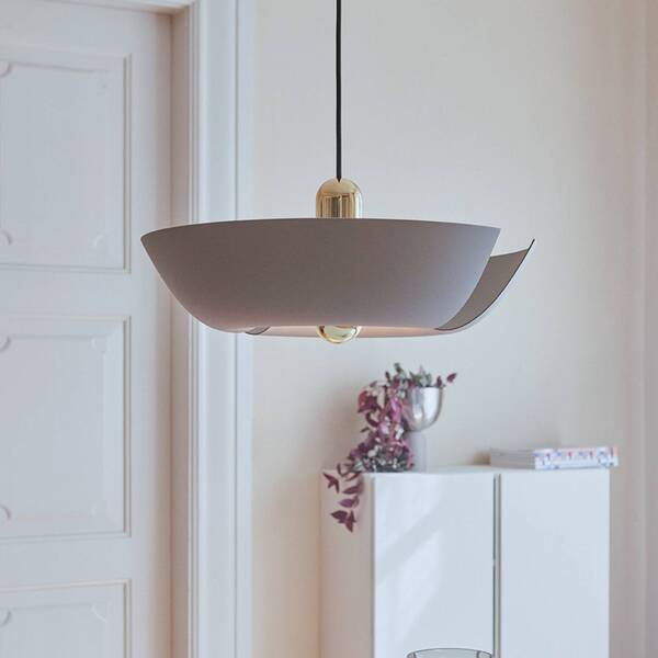  Aytm Aytm Żyrandol Cycnus, Taupe, ø 30 Cm, Aluminium, E27 