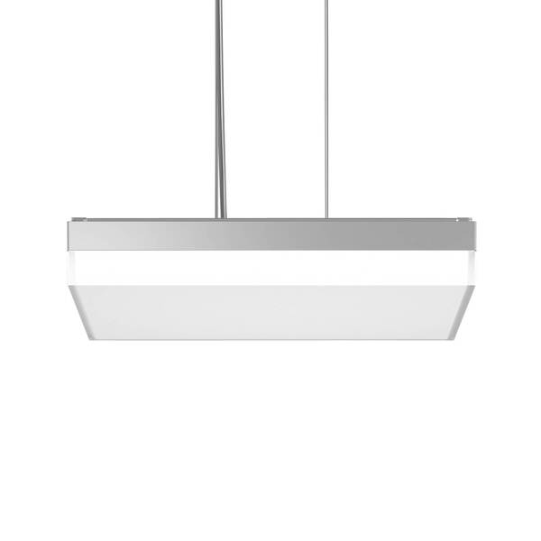  Bega Rzb Flat Slim+ Lampa Wisząca Dali 43x43cm 41w Srebrny/matowy 