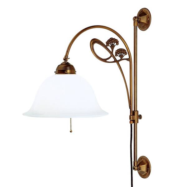  Berliner Messinglampen Filigranowa Lampa ścienna Athen 