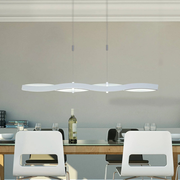  Bopp Lampa Wisząca Led Swing Firmy Bopp, Kolor Aluminium, Długość 120 Cm 
