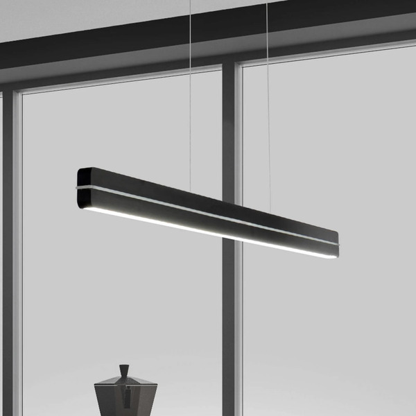  Bopp Lampa Wisząca Led Bopp Switch, Czarna, Długość 118 Cm, Metal 
