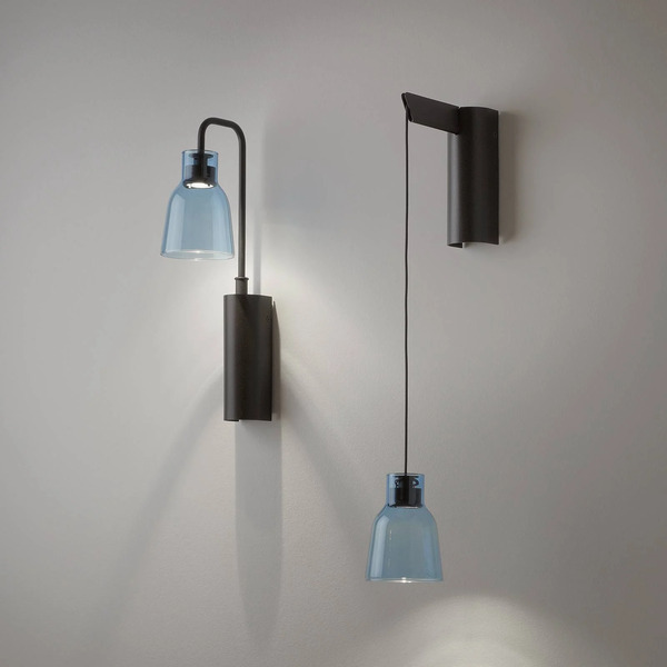  Bover Bover Drip A/02 Kinkiet Led Czarny/niebieski 