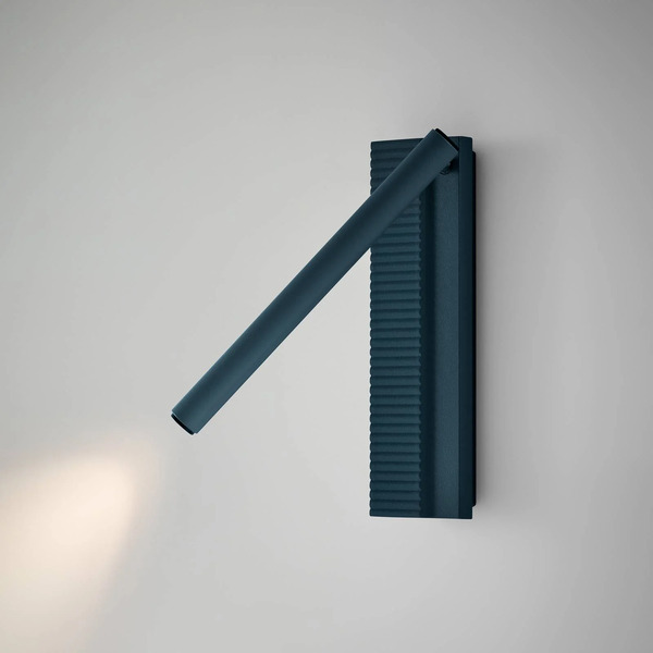  Bover Kinkiet Led Bover Arid A/03 Szaro-niebieski, Aluminium, 2700 K 