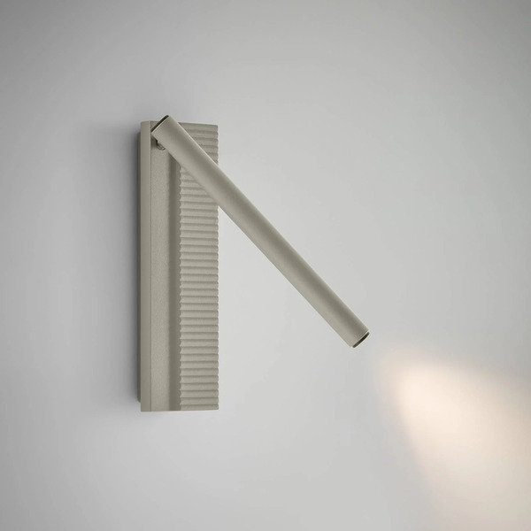  Bover Kinkiet Led Bover Arid A/02 Szary, Aluminium, 2700 K 