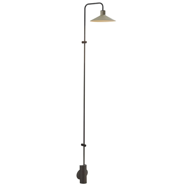  Bover Bover Kinkiet Led Platet A/06, Czarny/oliwkowo-szary, 154 Cm 