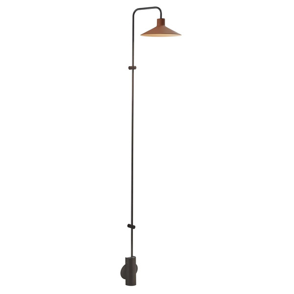  Bover Bover Kinkiet Led Platet A/06, Czarny/terakota, 154 Cm 