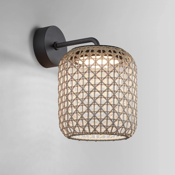  Bover Bover Nans A Kinkiet Zewnętrzny Led, Beżowy, ø 21,6 Cm 