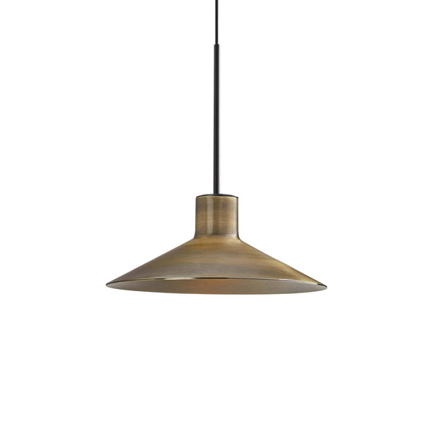  Bover Bover żyrandol Led Platet, Czarny/kolor Mosiądzu ø 20 Cm 