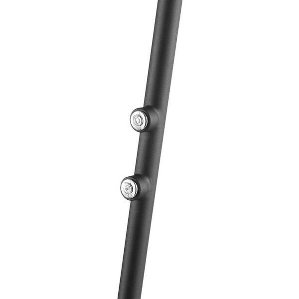  Brilliant Lampa Stojąca Led Glow-sphere, Wysokość 146 Cm, Czarna, Metal 
