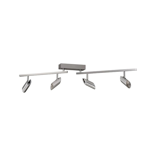  Brilliant Reflektor Sufitowy Led Risell, Długość 104 Cm, Kolor Aluminium 