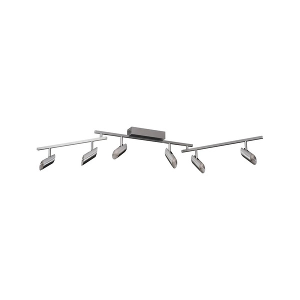  Brilliant Reflektor Sufitowy Led Risell, Długość 142 Cm, Kolor Aluminium 
